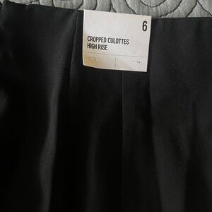 CROPPED CULOTTES HIGH RISE